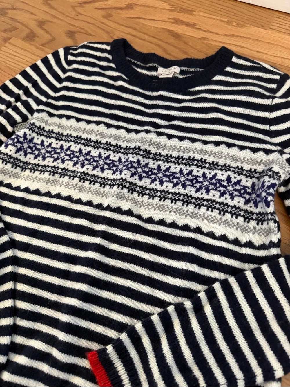 J. Crew Crewneck Holiday Sweater